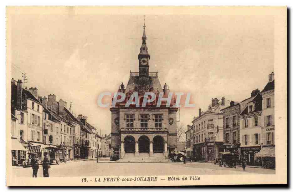 CPA La Ferte sous Jouarre Hotel de ville
