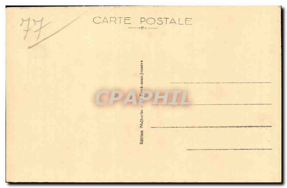 CPA La Ferte sous Jouarre Quai des anglais et entree du Faubourg  — Verso