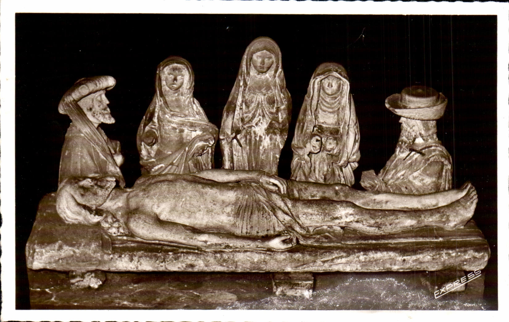 Le Christ au tombeau — Église paroissiale Saint-Pierre et Saint-Paul de Jounarre (Var) — J. LE MARIGNY éditeur