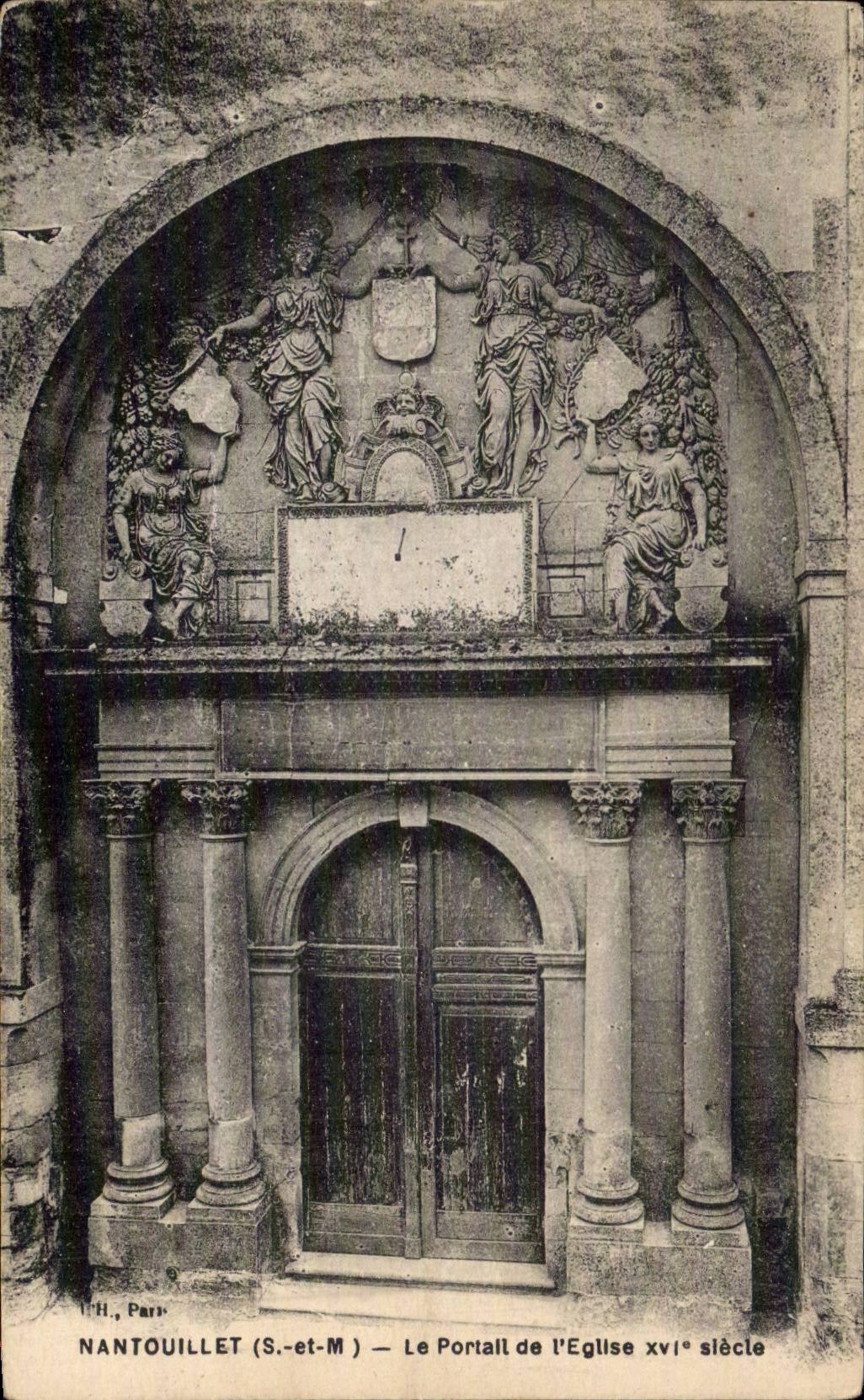 CPA Nantouillet Porte d entree du chateau