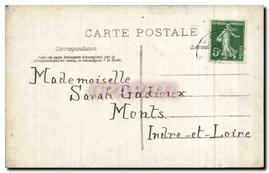 CPA Fantaisie Fleurs Muguet de Mai Bonheur pour l annee — Rückseite