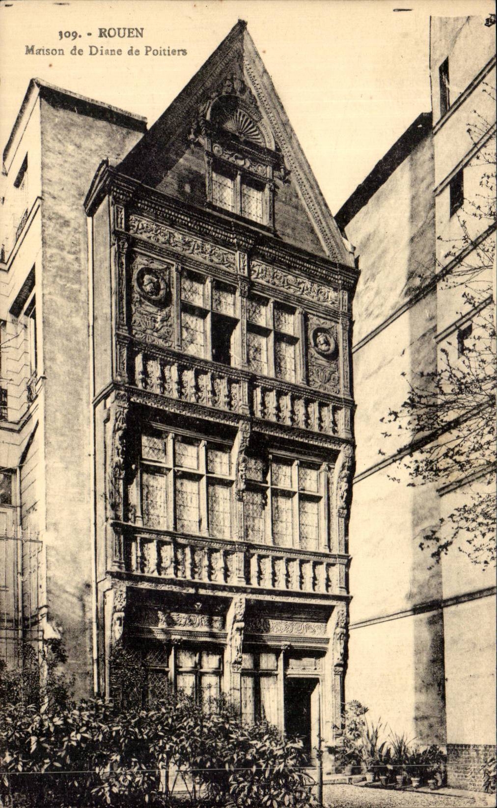 CPA Rouen Maison de Diane de Poitiers