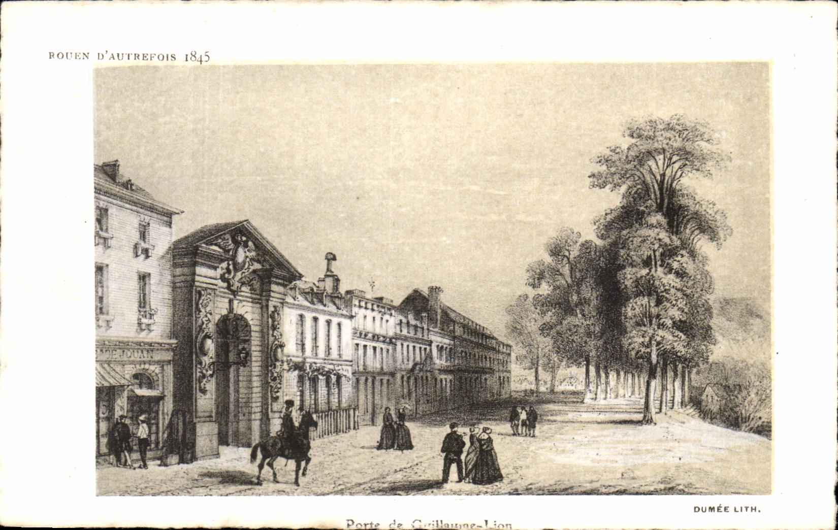 CPA Rouen Porte de Guillaume Lion 