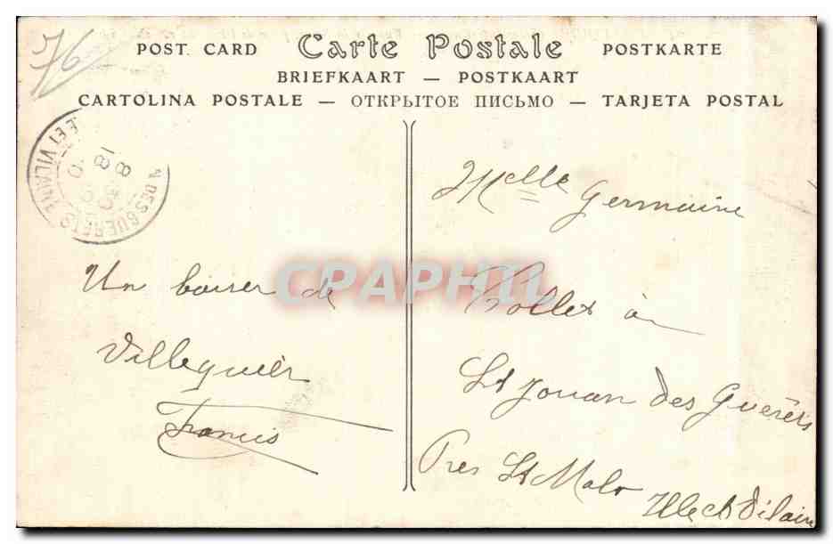 CPA Villequier Vue sur la Seine prise de l ermitage — Rückseite