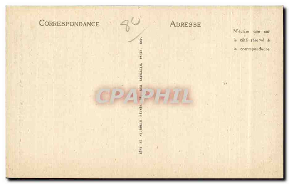 CPA Salmson Une arrestation en Picardie Musee d Amiens  — Rückseite