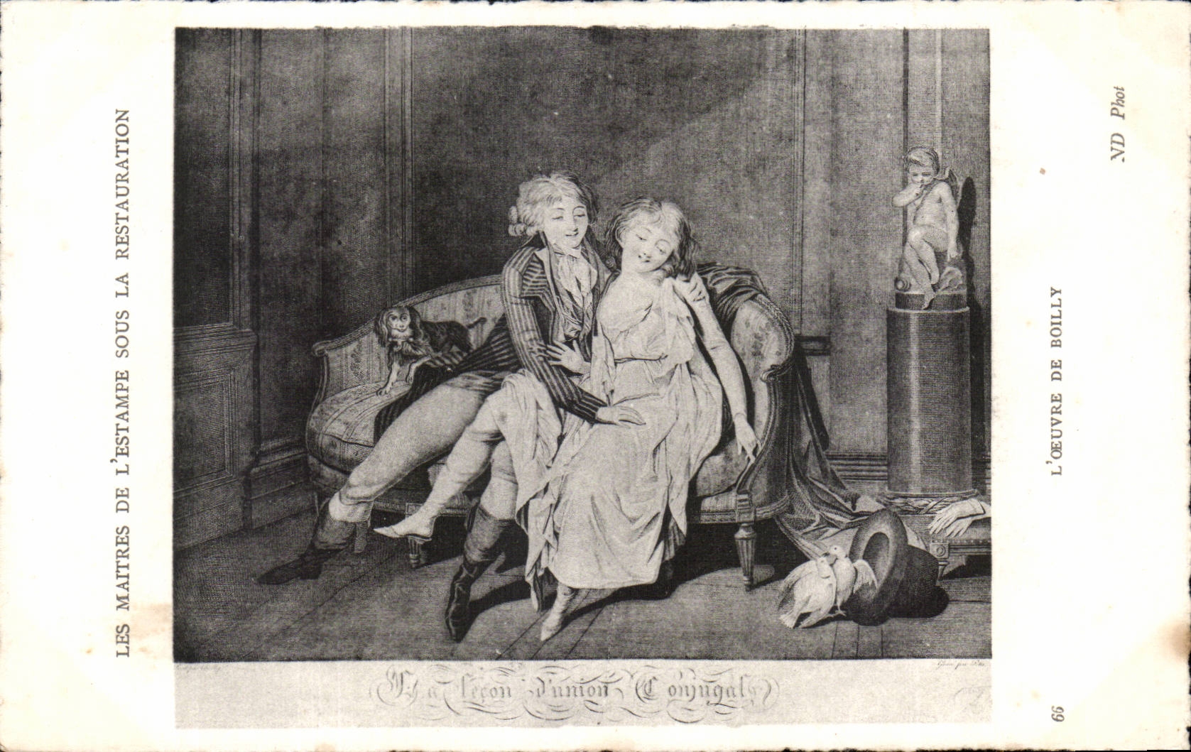 CPA Fantaisie Maitres de l estampe sous la Restauration Boilly 