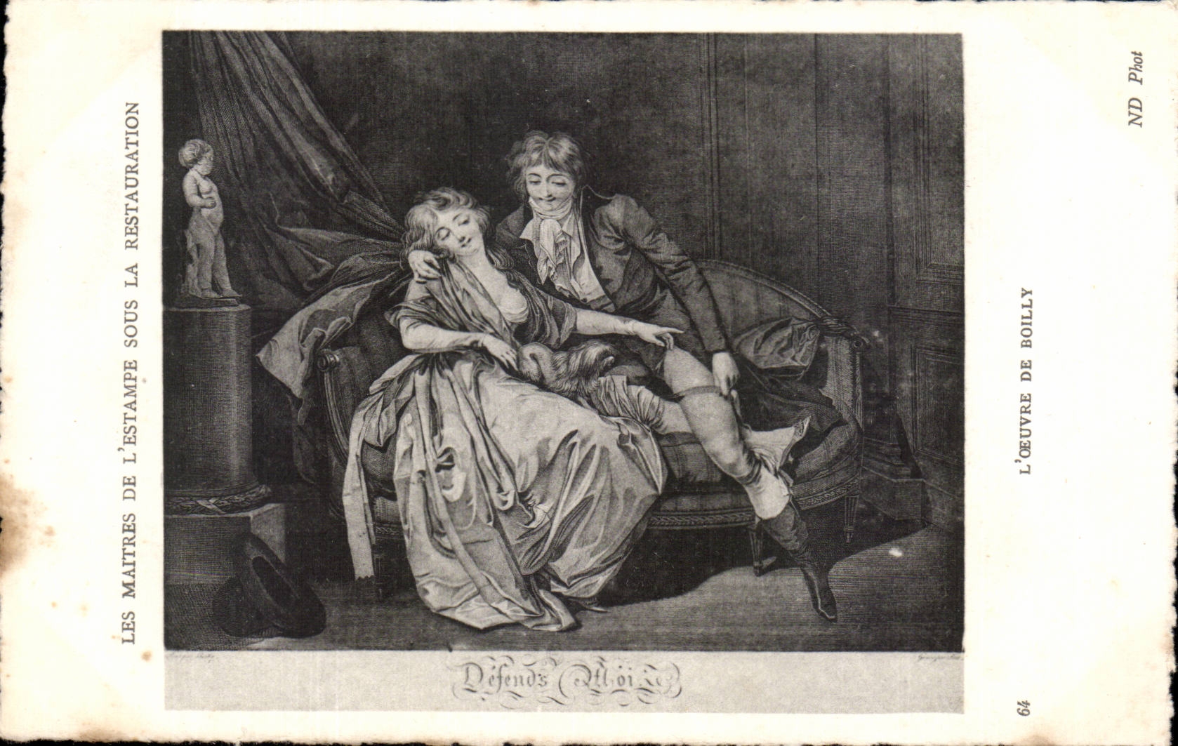 CPA Fantaisie Maitres de l estampe sous la Restauration Boilly 