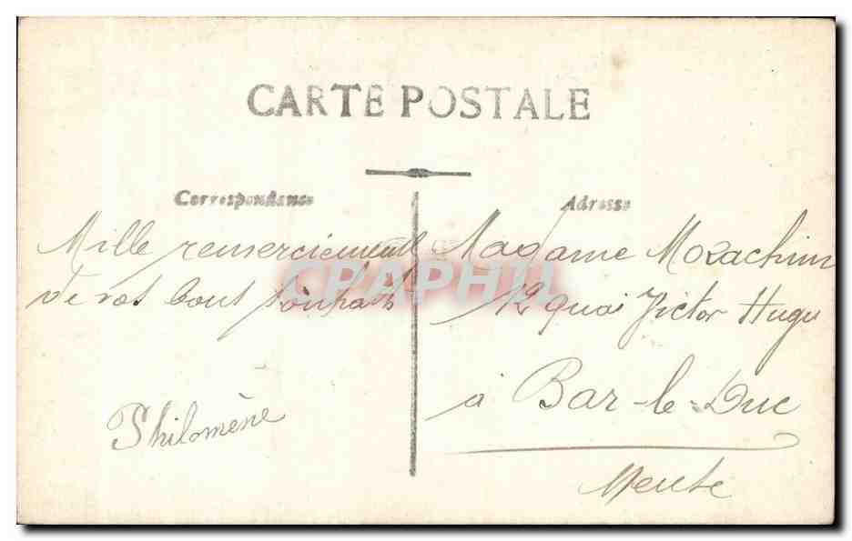 Fleurs Amitie - CPA  — Back