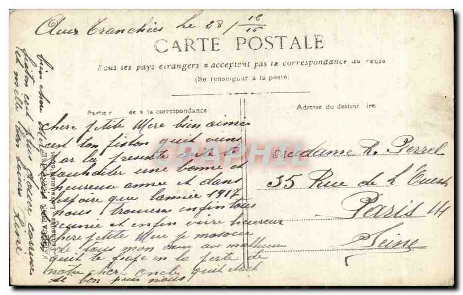 Fetes - Voeux - Bonne Annee - houx - holly Flag Pays Bas - CPA  — Verso
