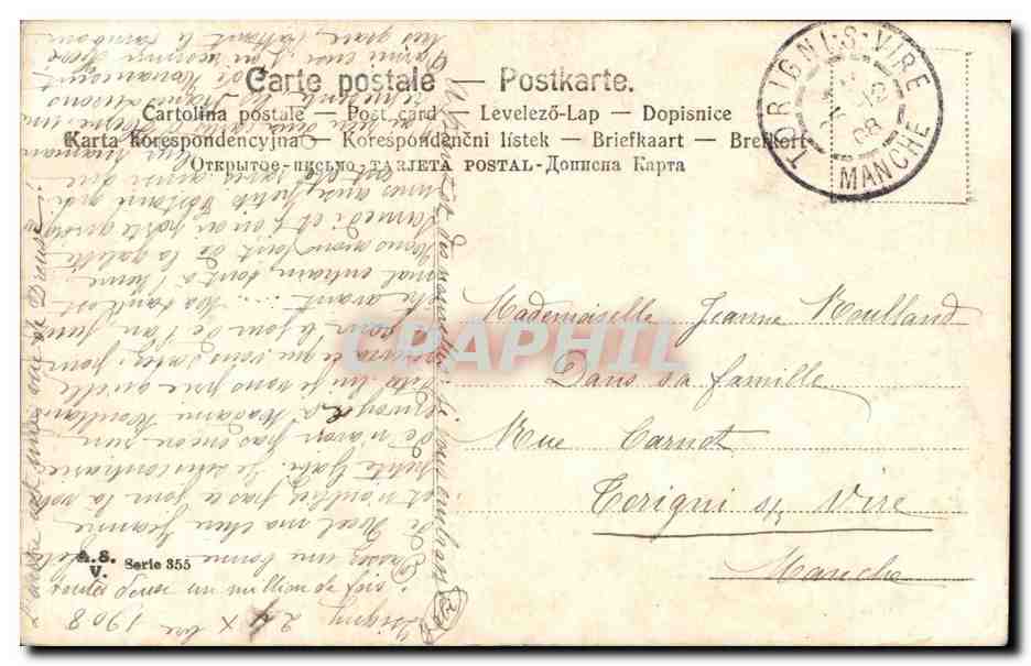 Fetes - Voeux - Heureux Noel - houx - holly - CPA  — Rückseite