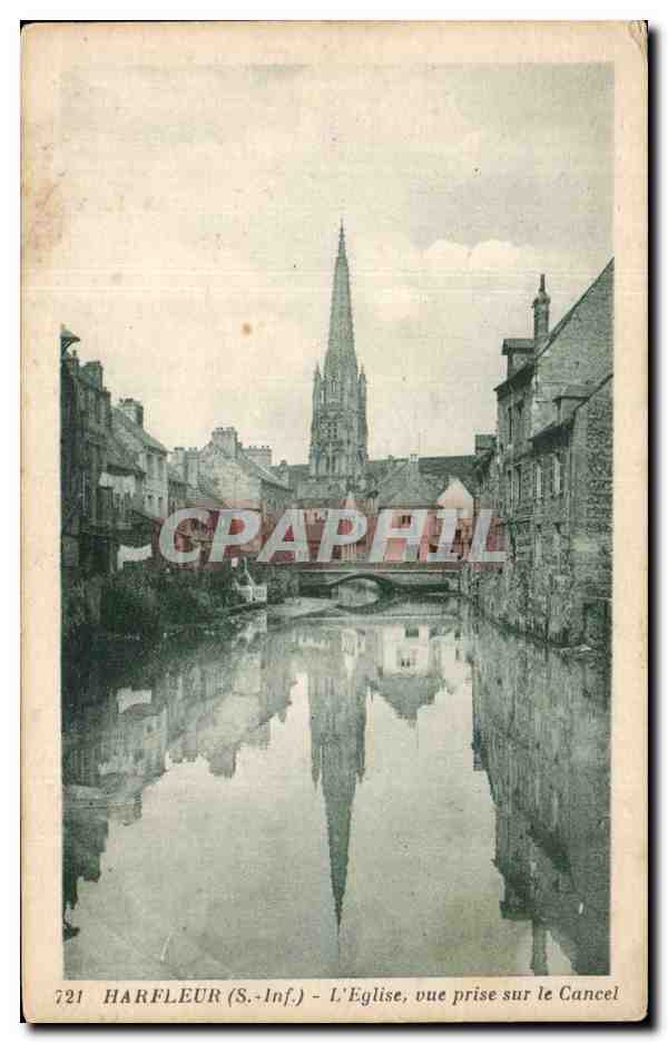 Harfleur - L Eglise vue prise sur le Cancel - CPA 
