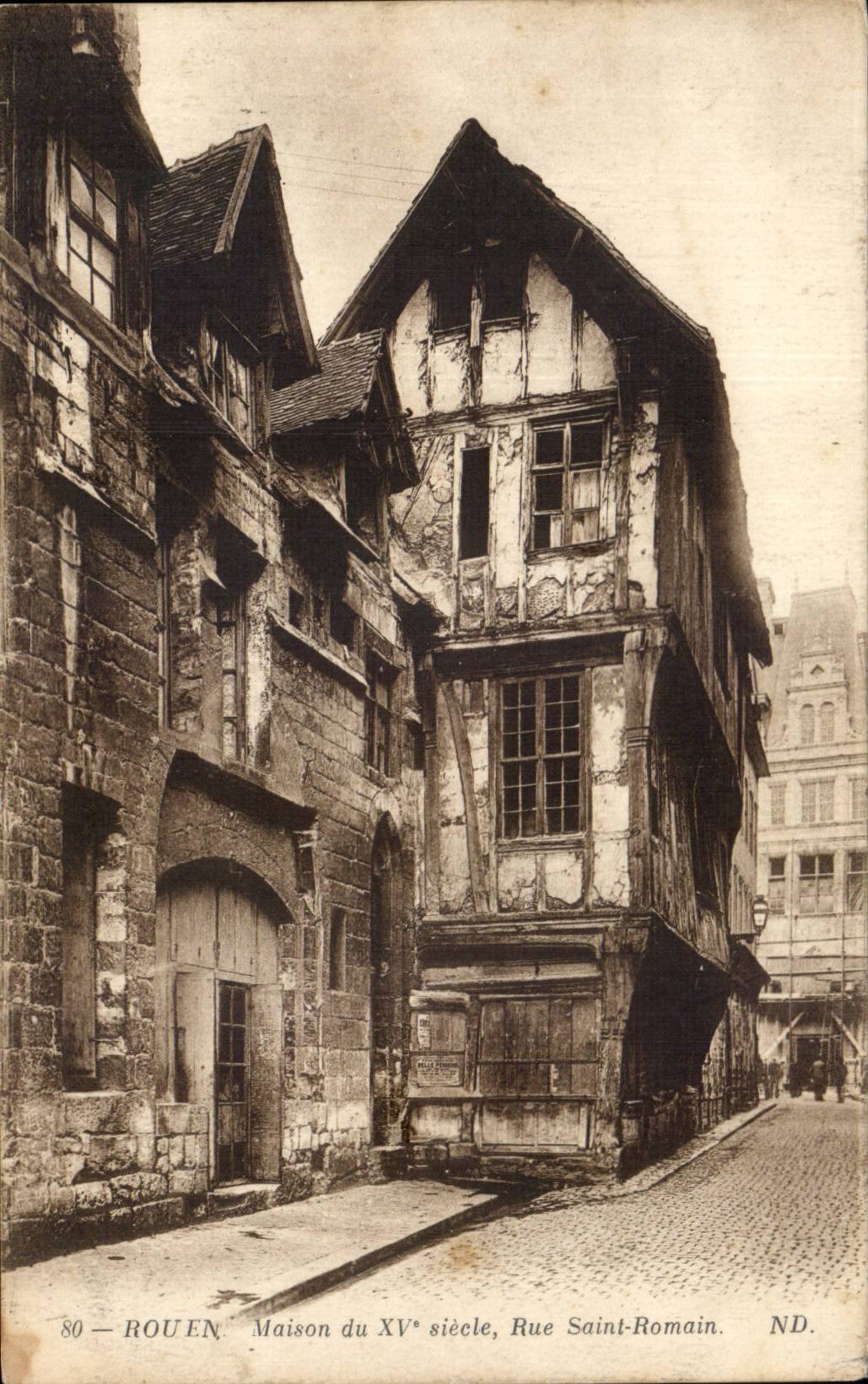 Rouen - Maison - Rue Saint Romain - CPA 