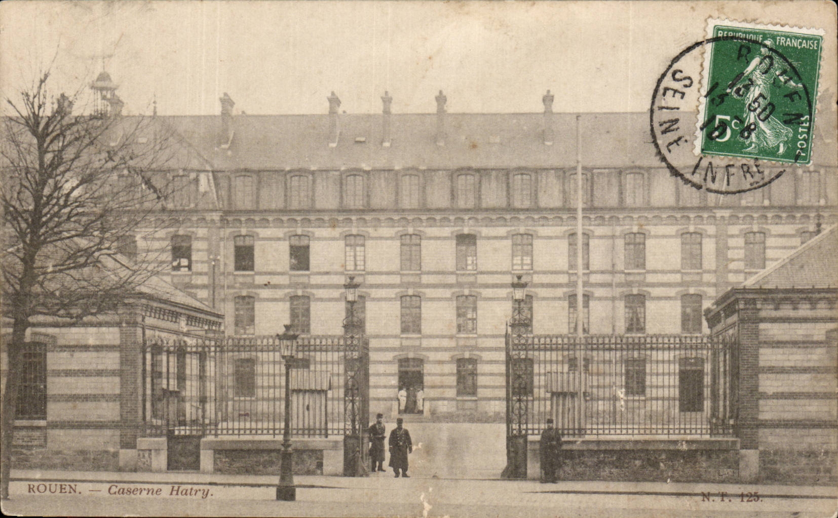 Rouen - Caserne Hatry Militaria - CPA 