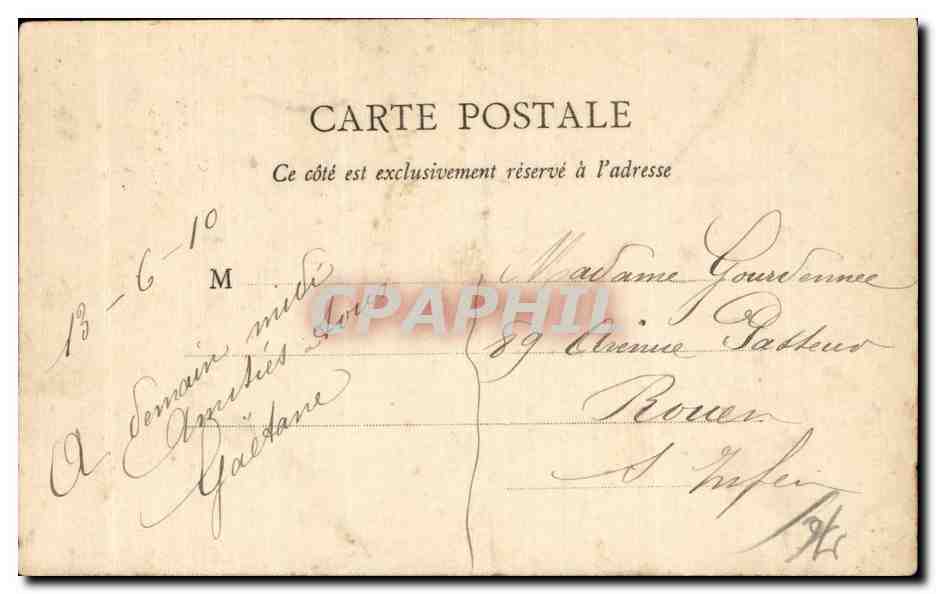 Rouen - Caserne Hatry Militaria - CPA  — Rückseite