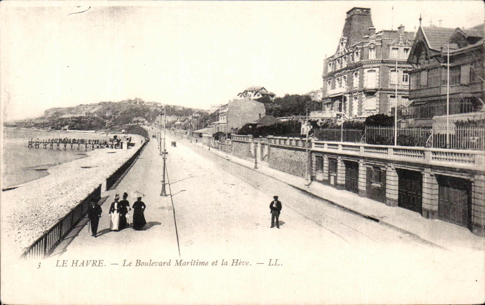 Rouen - Le Boulevard Maritime et la Heve - CPA 