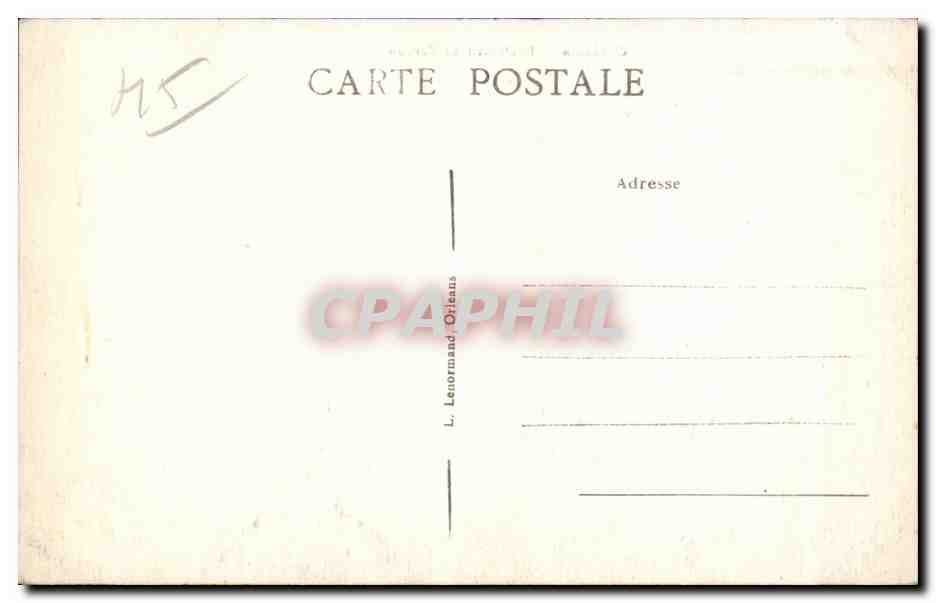 Orleans - Boulevard de Verdun - CPA  — Verso