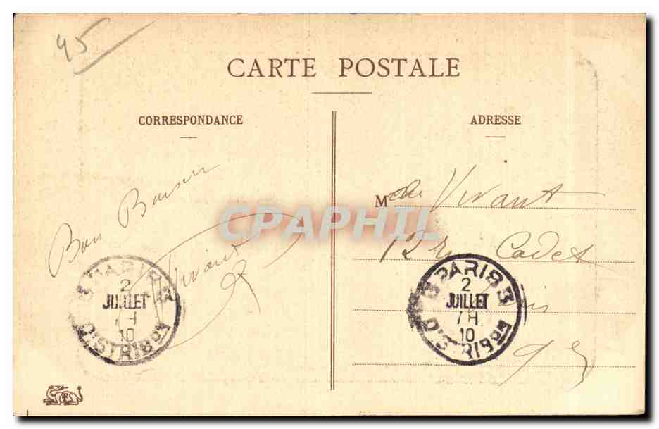 Montargis - Le Loing et le Canal - CPA  — Rückseite