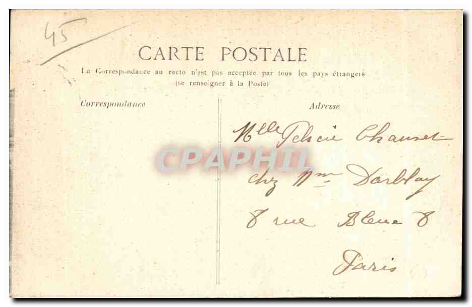 Montargis - La Mairie - CPA  — Rückseite