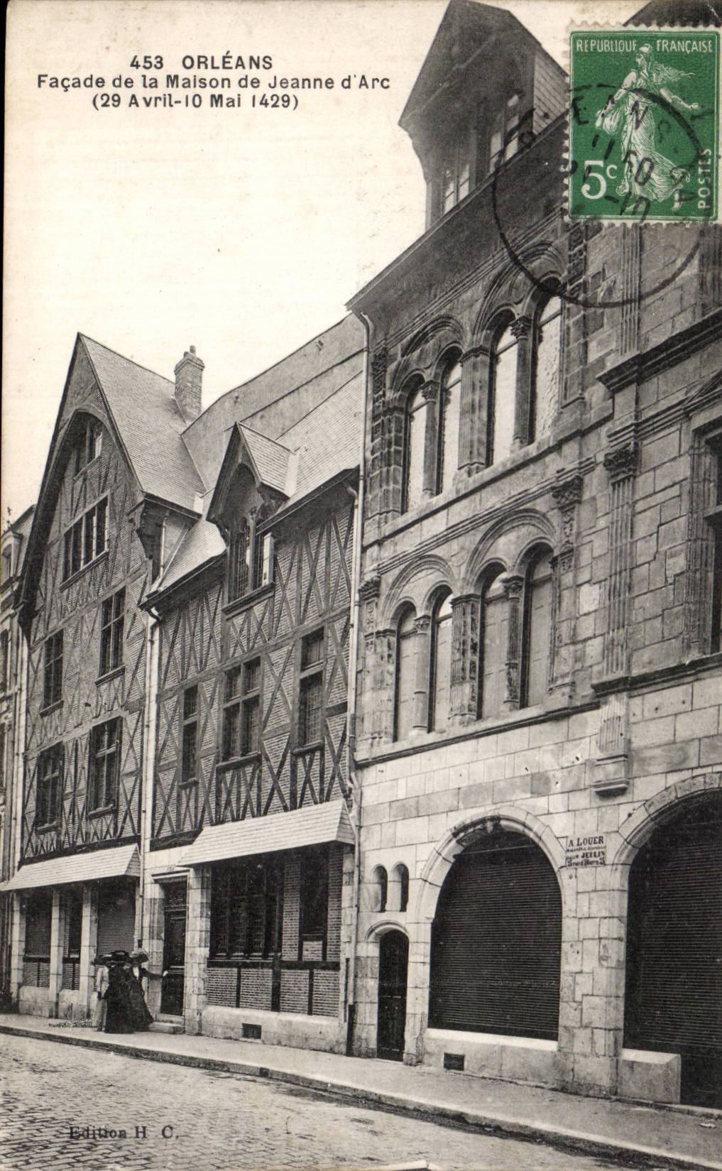 Orleans - Facade de la Maison de Jeanne d Arc - CPA 