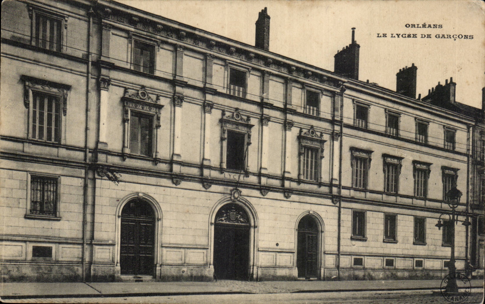 Orleans - Le Lycee de Garcons - CPA 