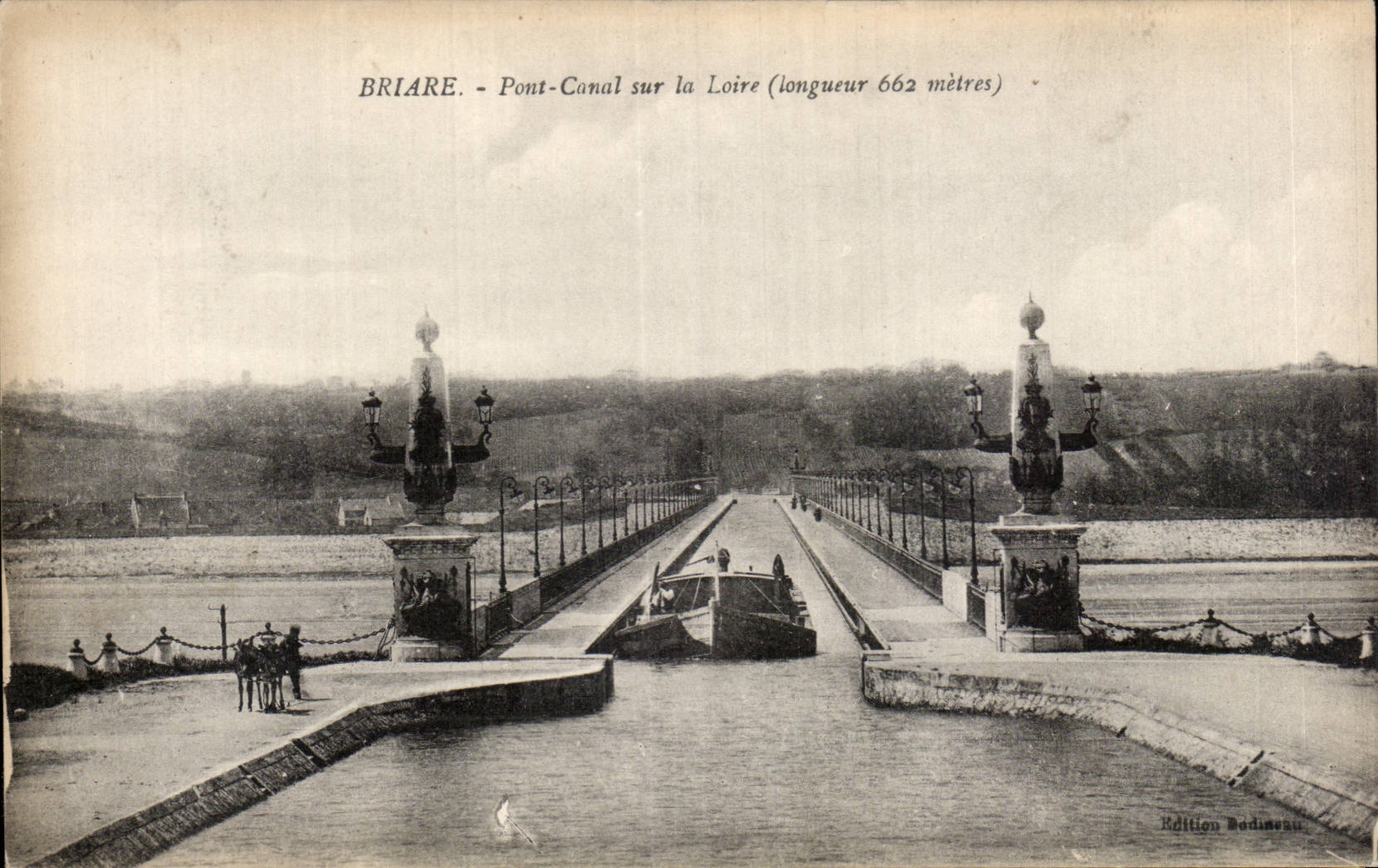 Briare - Pont Canal sur la Loire - CPA 