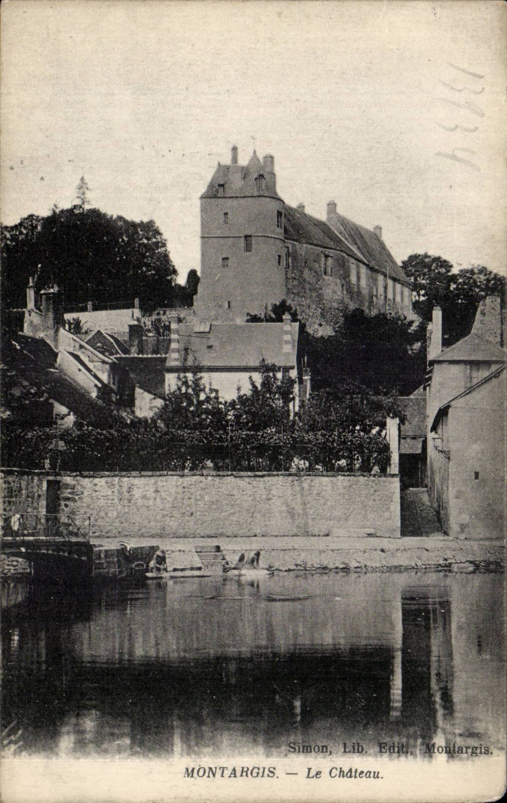 Montargis - Le Chateau Lavandiere Lavoir - CPA 