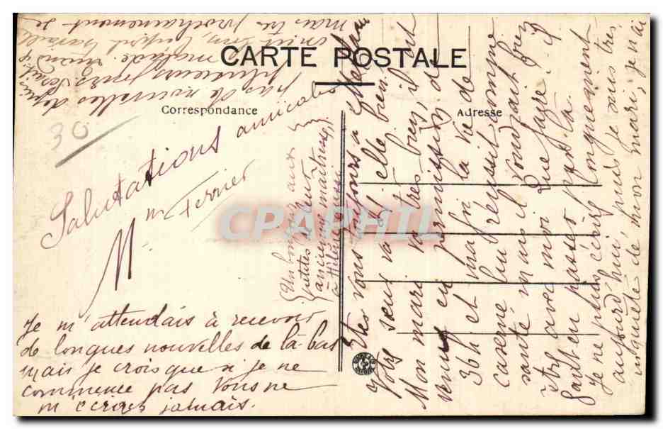 Nimes - Jardin de la Fontaine - CPA  — Rückseite