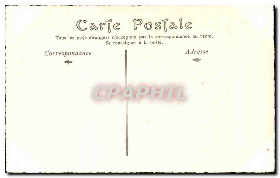 CPA Fantaisie Les maitres de l estampe au 18eme Nattier La force Balechou  — Verso