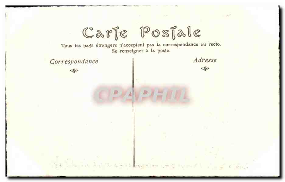 CPA Fantaisie Estampes francaises du 18eme L indiscretion Janinet Lawreince — Verso