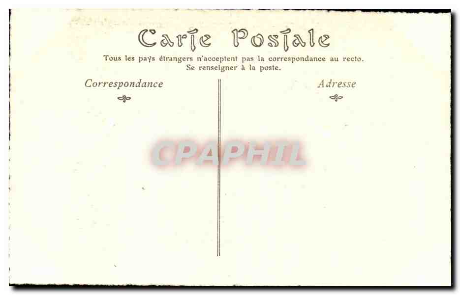 CPA Fantaisie Les maitres de l estampe au 18eme Boucher Michel Aubert La mort d Adonis  — Verso