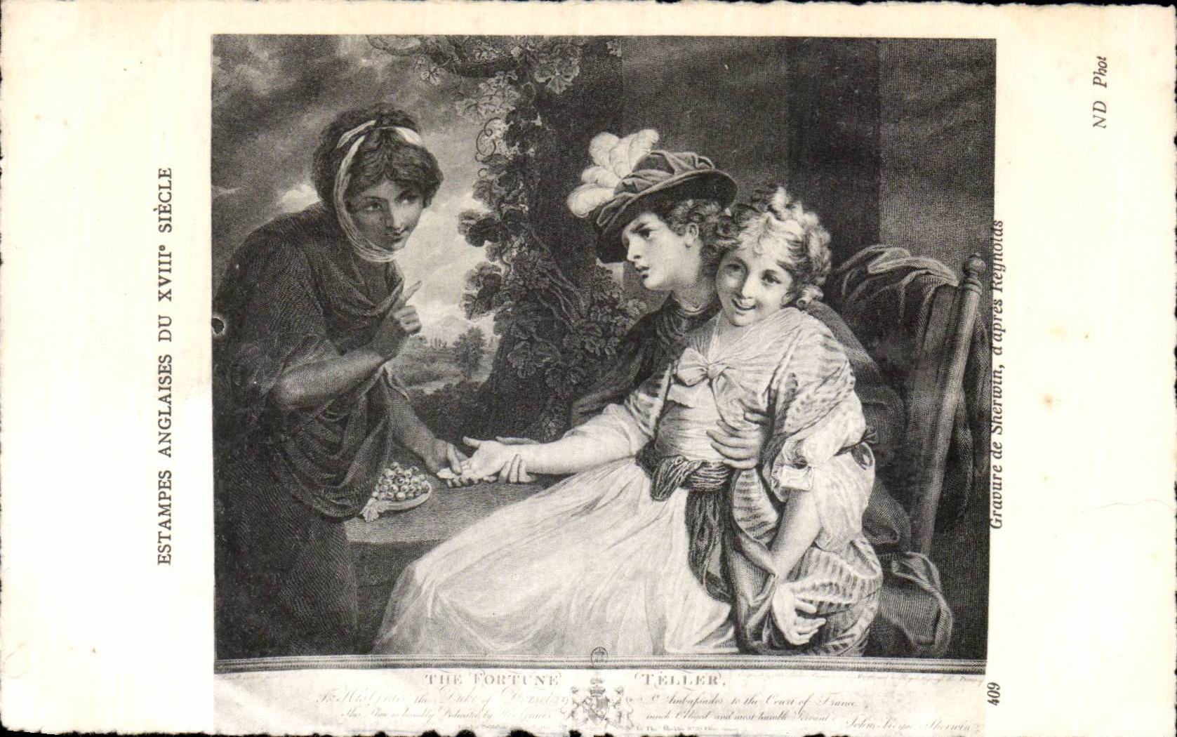 CPA Fantaisie Estampes anglaises du 18eme Sherwin Reynolds
