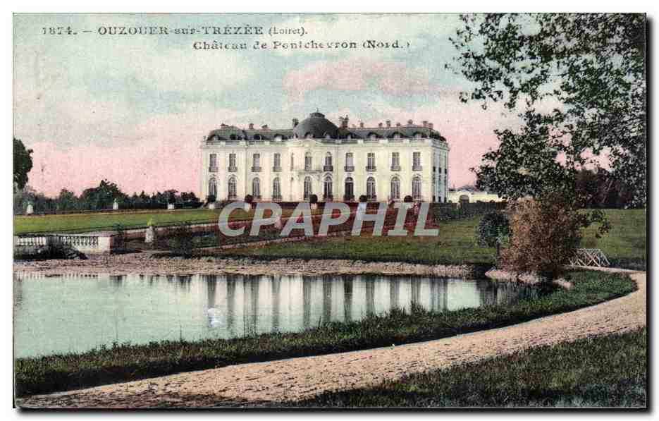 CPA Ouzouer sur Trezee Chateau de Pontchevron 