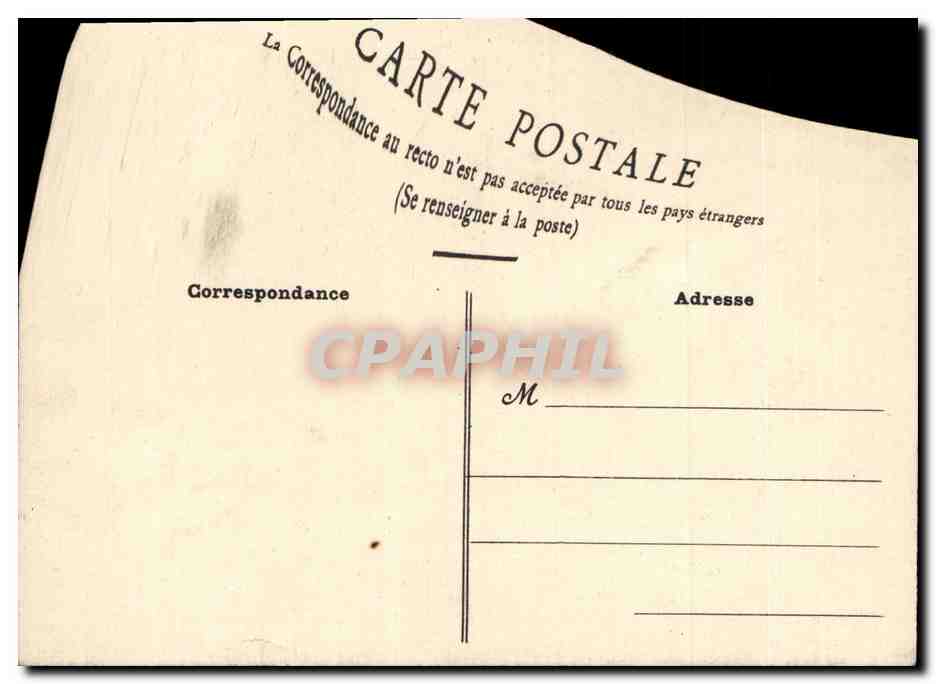 Fetes - Voeux - houx - holly - CPA  — Rückseite