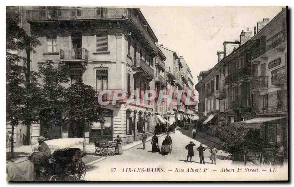CPA Aix les Bains Rue Albert 1er