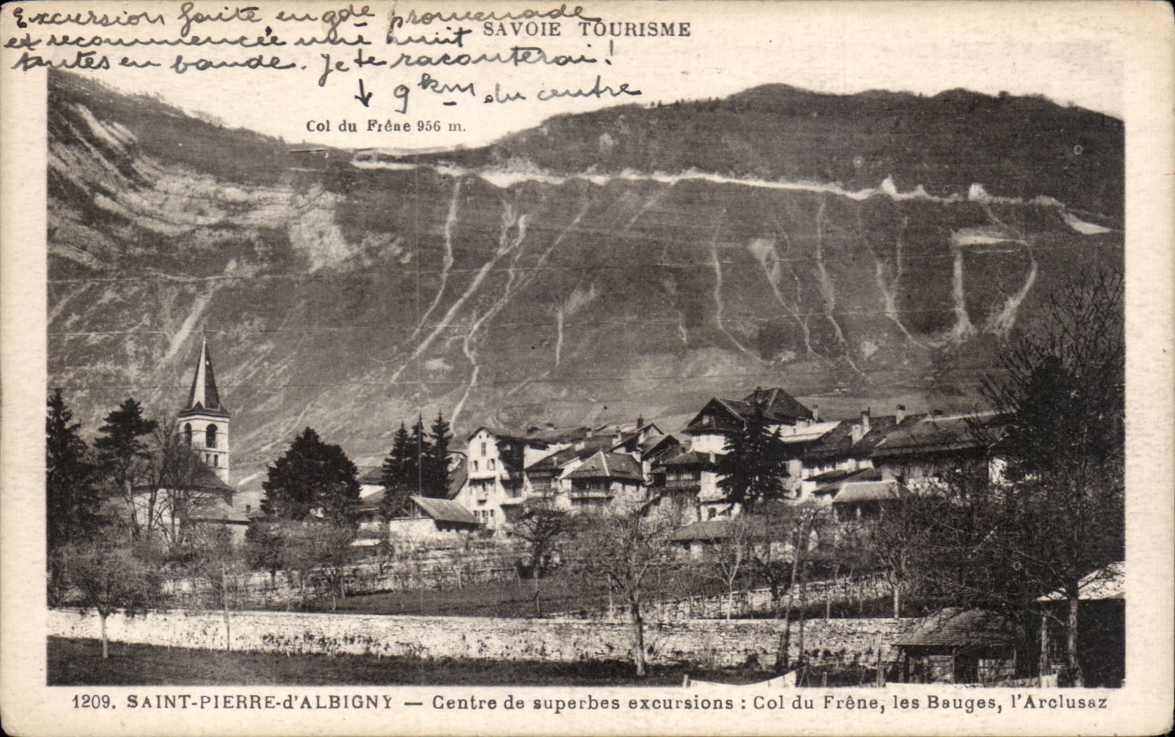 CPA Saint Pierre d Albigny Centre de superbes excursions Col du Frene les Bauges L arclusiaz