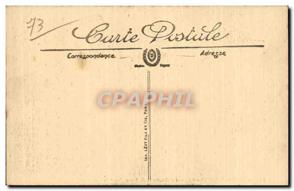 CPA Aix les Bains La buvette de la source Saint Simont  — Rückseite