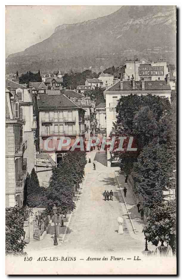 CPA Aix les Bains Avenue des fleurs 