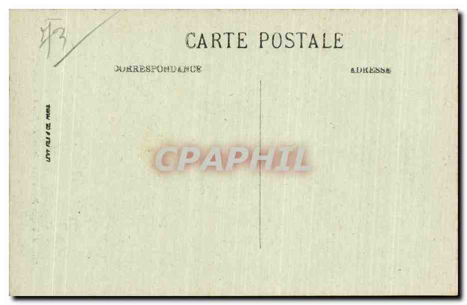 CPA Aix les Bains Avenue des fleurs  — Rückseite