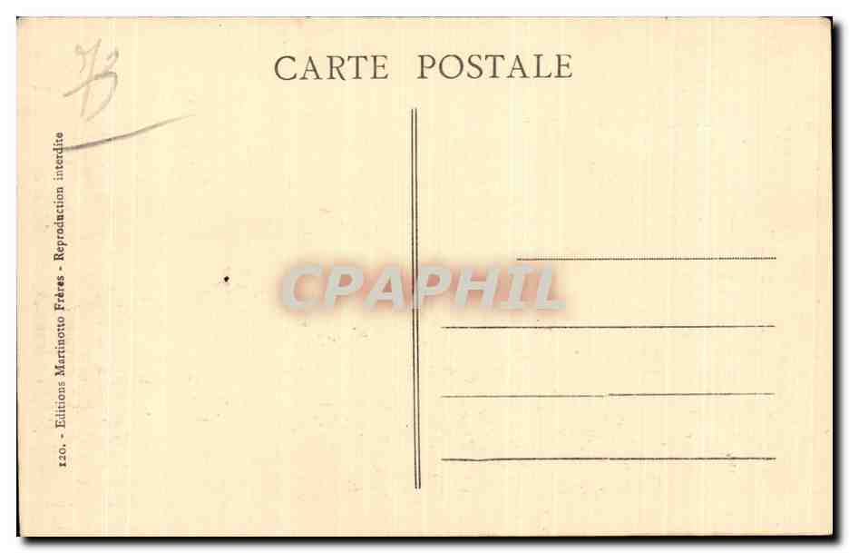 CPA Le col du Lautaret Les hotels Le chalet La meije  — Rückseite