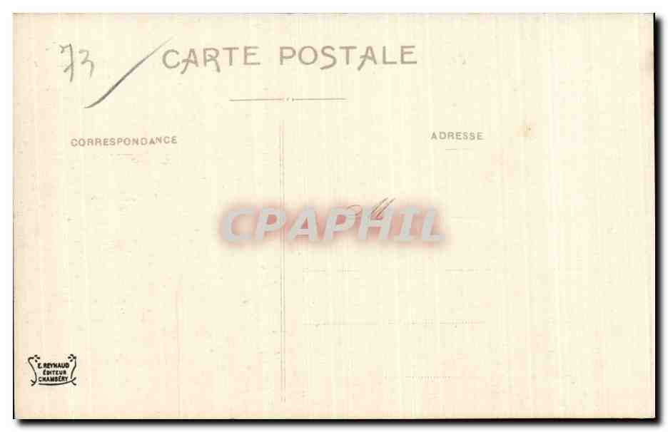 CPA Chambery Le chateau des ducs de Savoie (11eme) — Verso