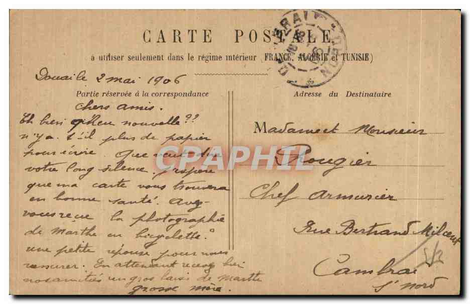 CPA Paris Gare de l Est — Verso