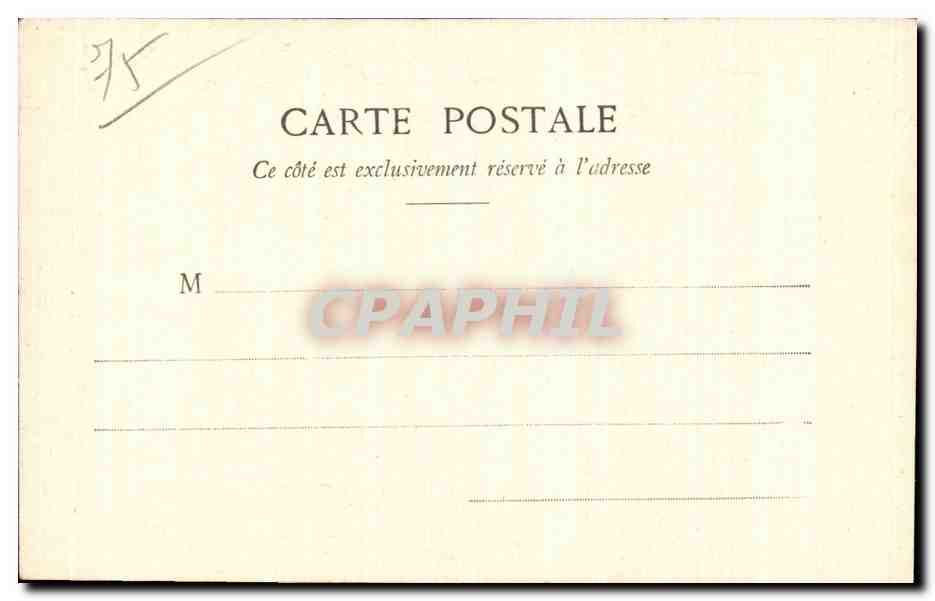 Paris - La Nouvelle Academie de Medecine - CPA  — Rückseite
