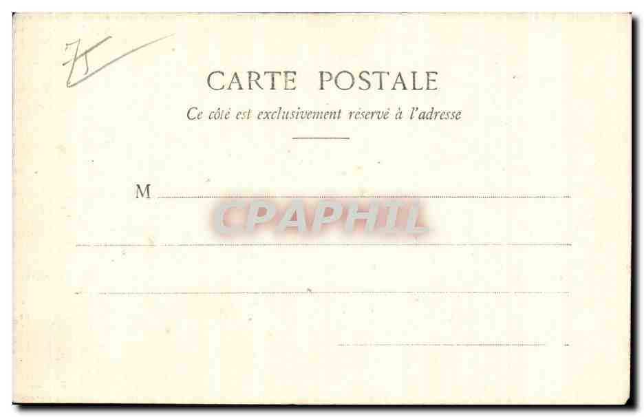 Paris - 20 - Hopital Tenon - CPA  — Rückseite