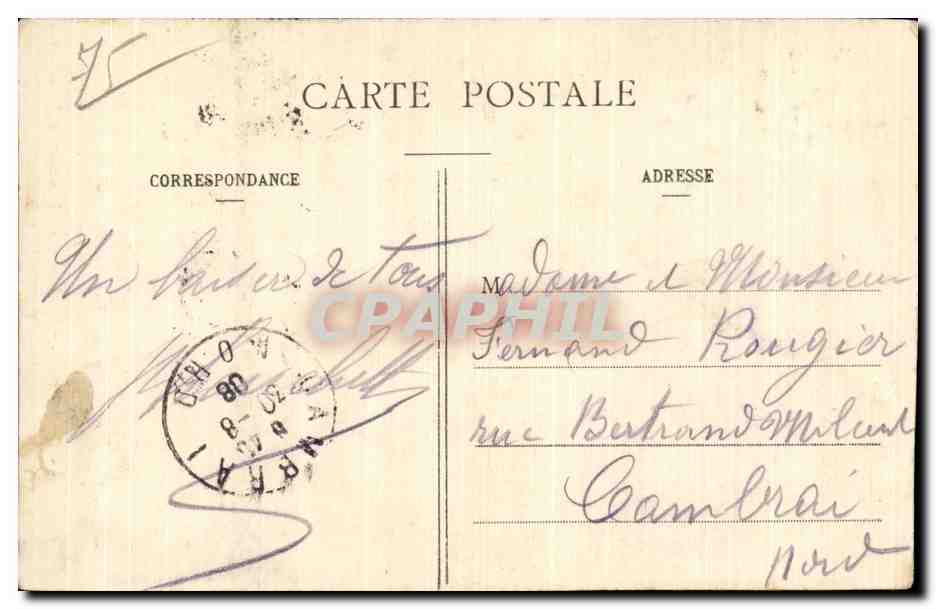Paris - 6 - Boulevard St Germain - Ministere de la Guerre - CPA  — Rückseite
