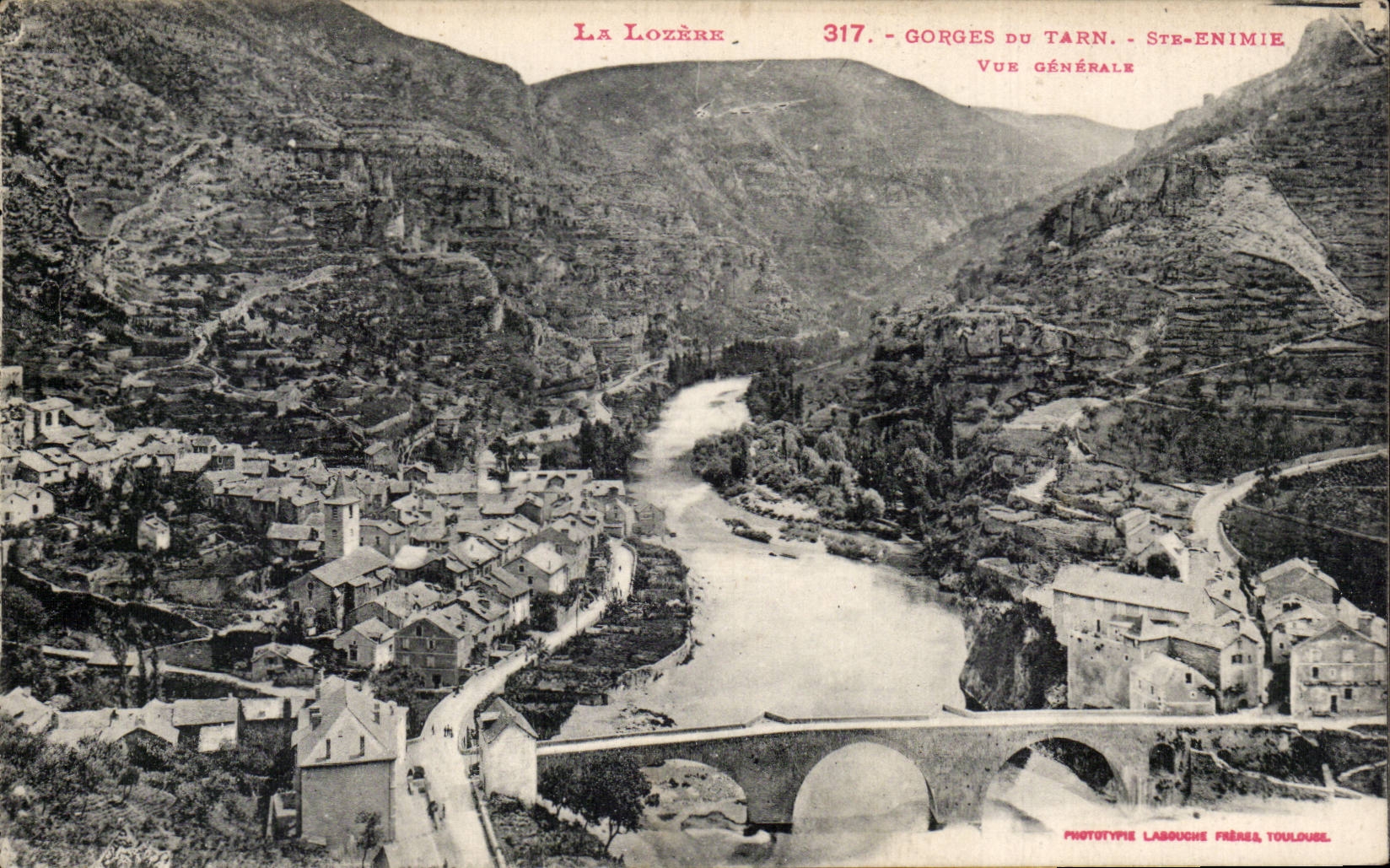 Ste Enimie - Vue Generale - Gorges du Tarn - CPA 