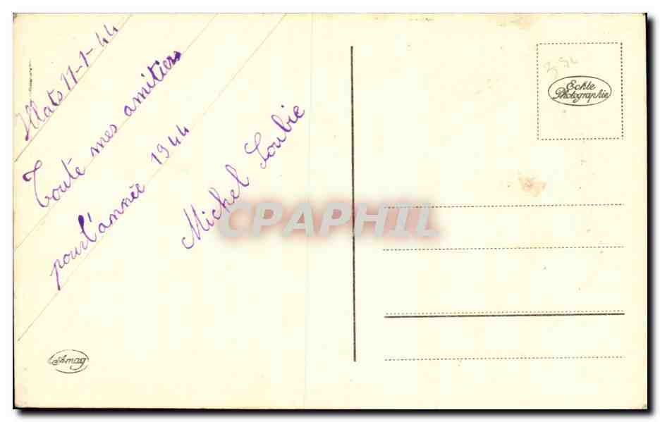 Fleur Oeillet - Carnation - CPA  — Verso
