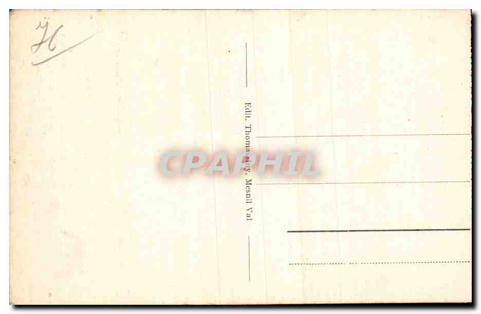 Mesnil Val - La Plage et le Casino - CPA  — Rückseite