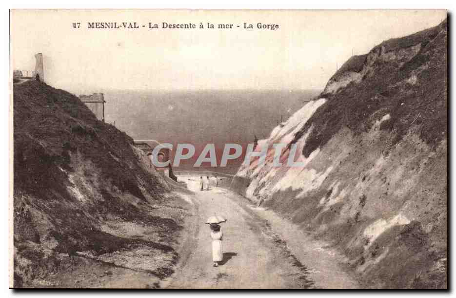 Dieppe - La Descente a la Mer - La Gorge - CPA 