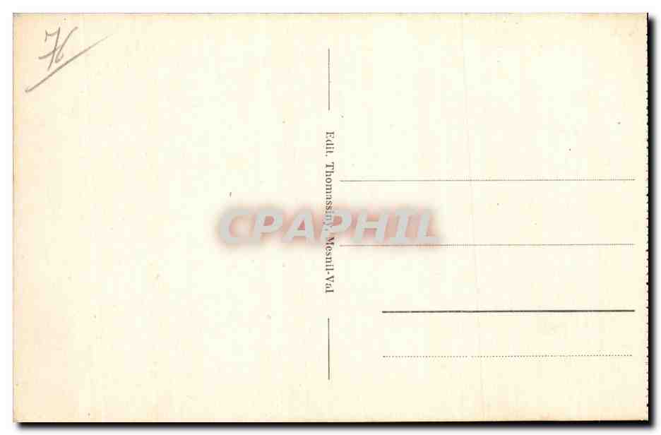 Mesnil Val - Les Terrasses du Casino et la Plage a l heure du bain - CPA  — Rückseite