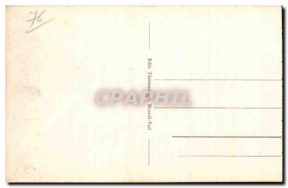 Mesnil Val - La Plage et le Casino - CPA  — Rückseite